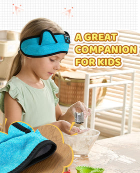 KidsBand adjustable back strap secures a comfortable fit.