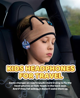 KIDSBAND built-in microphone and controls enable hands-free use