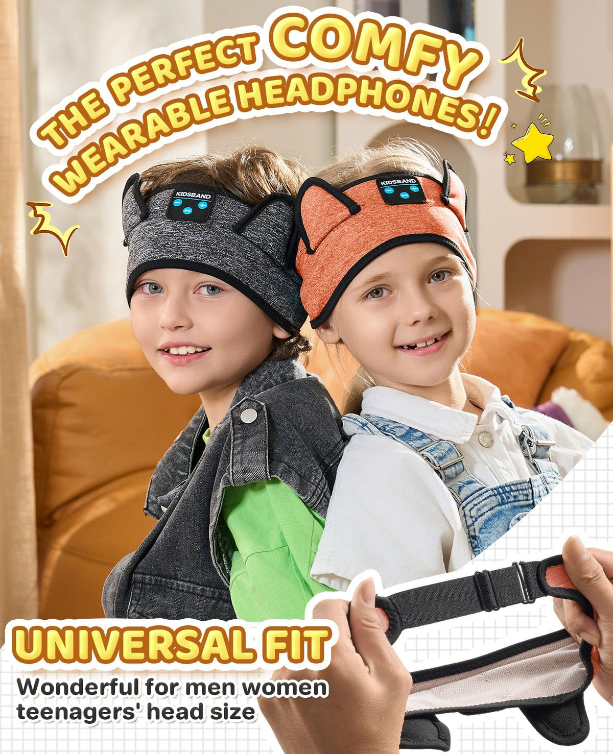 KIDSBAND gift-ready kids headphones suitable for birthdays and holidays