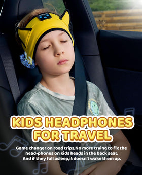 KIDSBAND hinge-flat fold enables compact packing for travel.