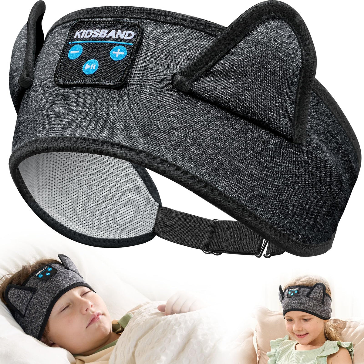 KidsBand kids headphones with adjustable headband for lasting comfort.