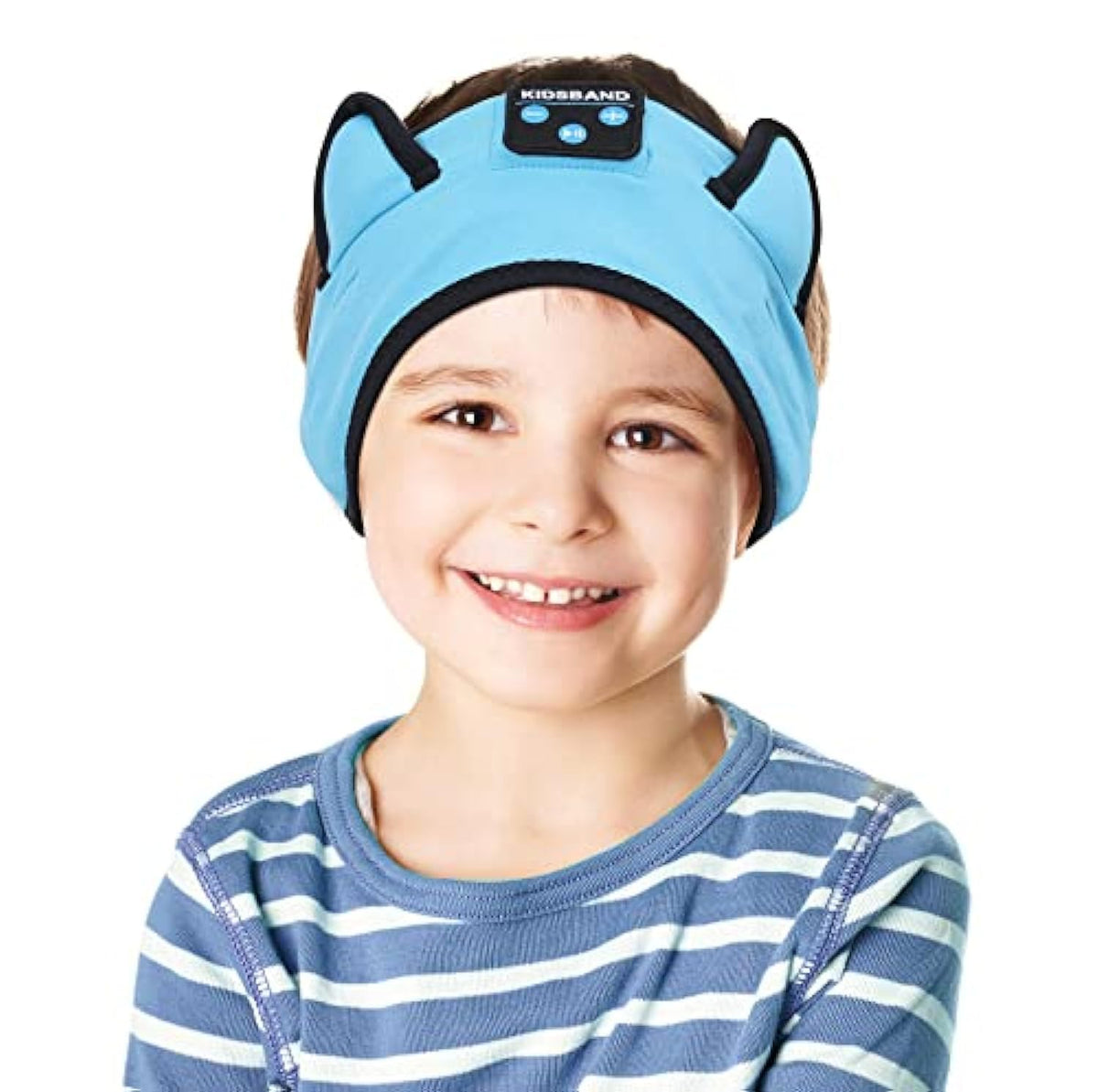 KIDSBAND wireless headband headphones for kids, comfortable and tangle-free listening.