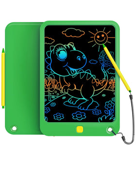 Kikapabi LCD writing tablet with 10-inch display for kids' doodles and learning on the go.