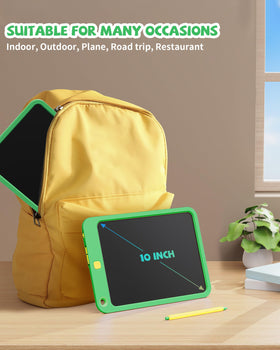 Kikapabi drawing pad with a lanyard keeps the stylus within reach.