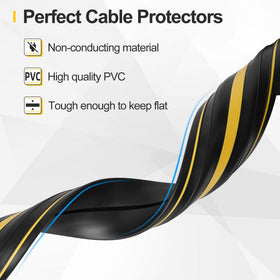Kikerike floor cord cover channel close-up highlighting central channel