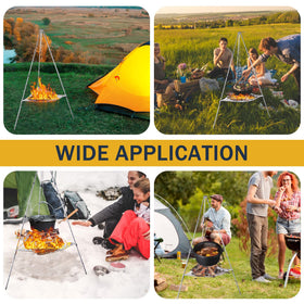 Kikerike portable fire pit with storage bag included for convenient transport