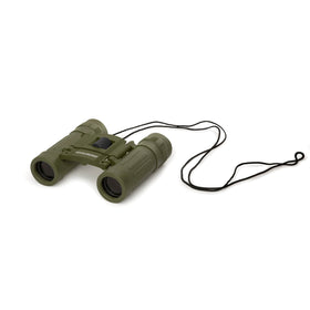 Kikkerland Huckleberry front view showing compact binoculars and benefit of portability