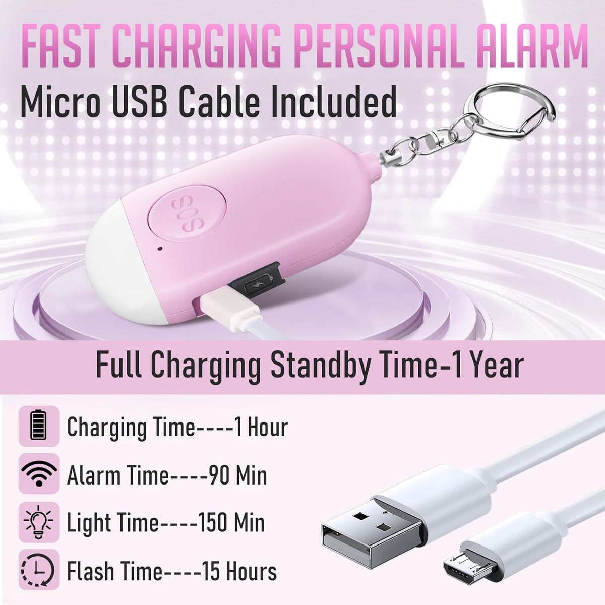 Kimfly USB charging setup showing quick recharge capability