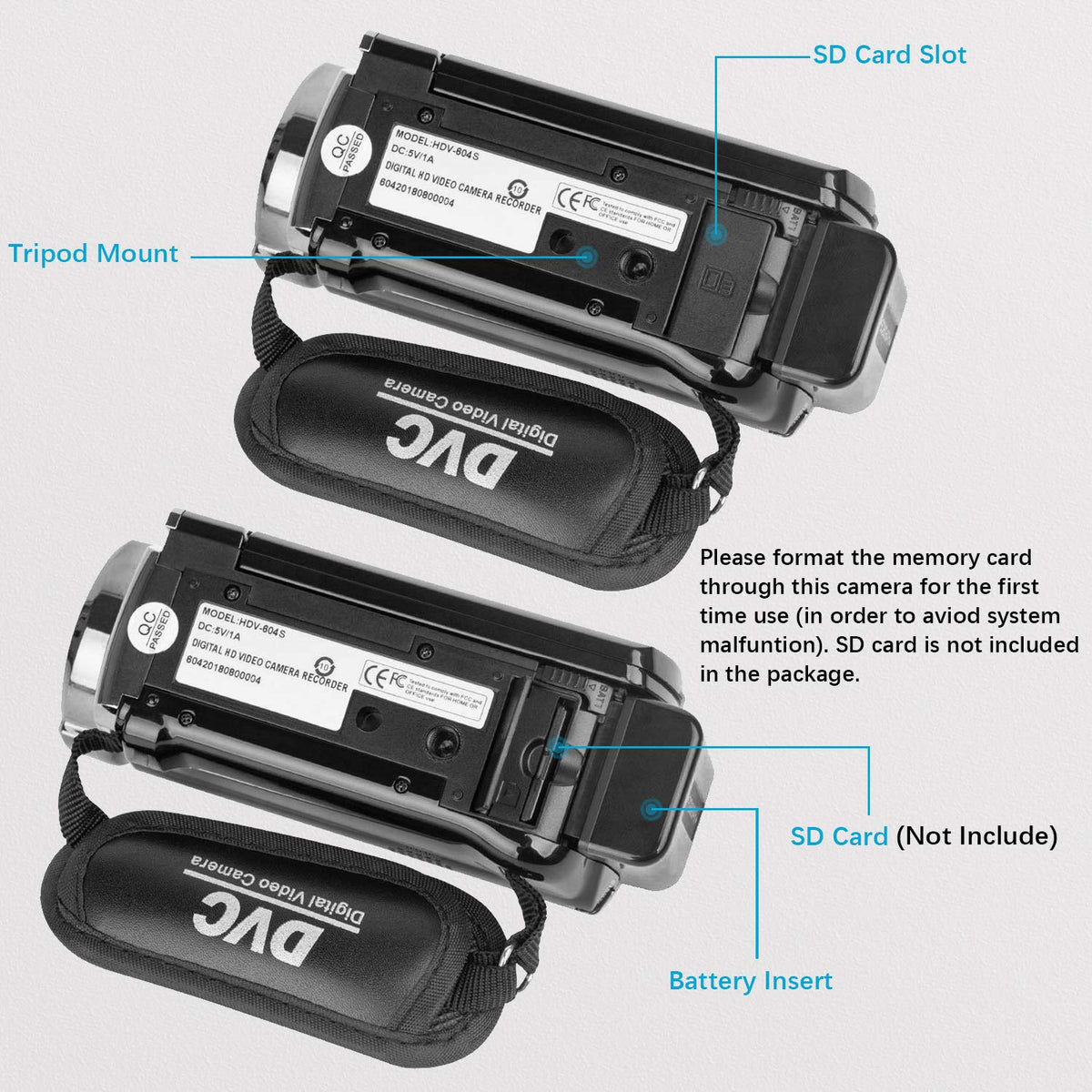 kimire two batteries included for extended recording