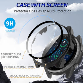 Kimiyaki high-definition tempered glass provides responsive touch on Forerunner 965.