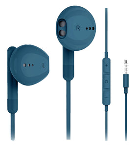 Kimwood wired earbuds with microphone close-up demonstrates precise mic for clear calls.