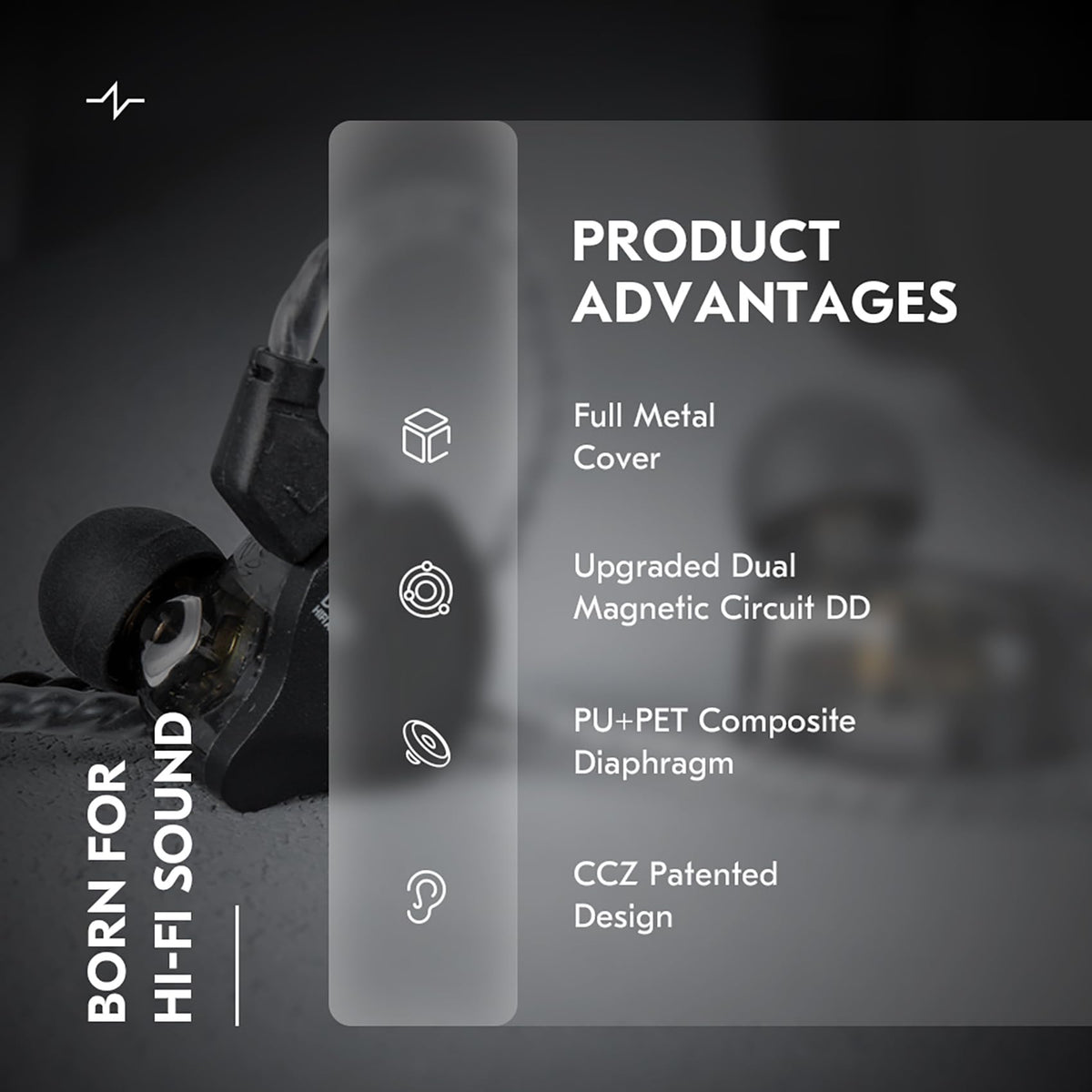 Kinboofi CCZ DC02 4N OFC cable reduces signal loss for stable audio