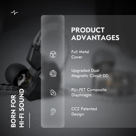 Kinboofi CCZ DC02 4N OFC cable reduces signal loss for stable audio