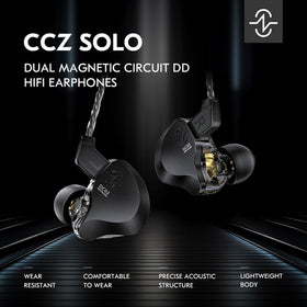 Kinboofi CCZ DC02 earbuds side view showing lightweight comfort.