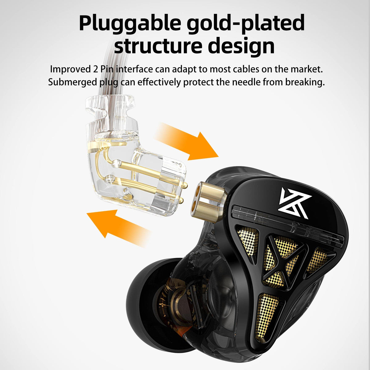 Kinboofi IEM ergonomic semi-open fit for long sessions
