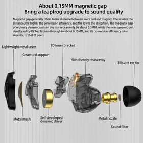 Kinboofi IEM mic close-up for hands-free calls
