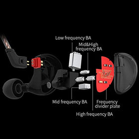 Kinboofi KZ AS10 5BA driver detail highlighting precision multi-driver engineering