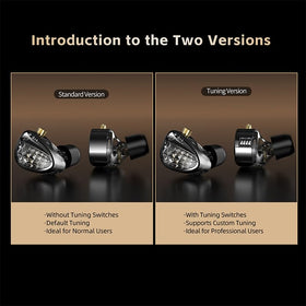 Kinboofi KZ ZA12 four-level tuning switch close-up enabling personalized sound.