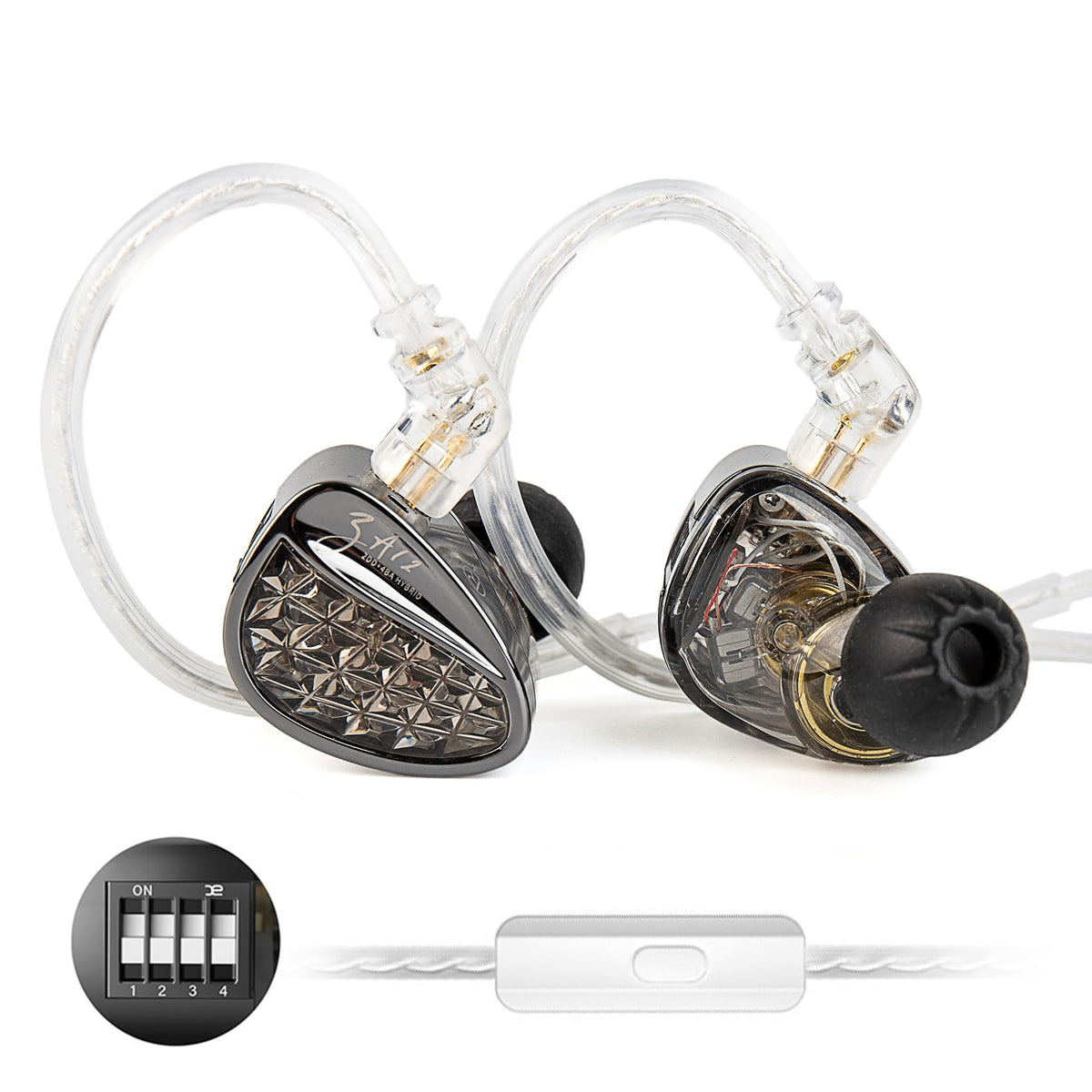 Kinboofi KZ ZA12 front view, rugged build for daily listening and stability