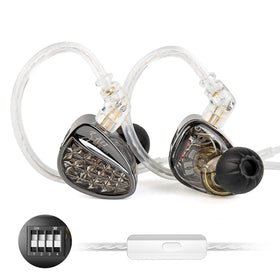 Kinboofi KZ ZA12 front view, rugged build for daily listening and stability