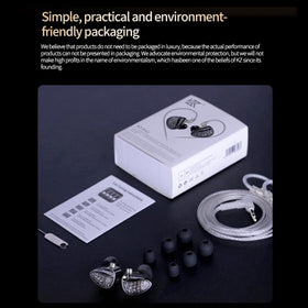 Kinboofi KZ ZA12 in use with device, wired connection for audiophiles