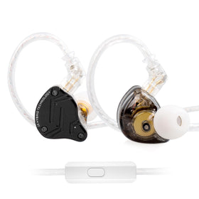 Kinboofi KZ ZS10 Pro X front view showing hybrid drivers and sleek finish, ideal clarity
