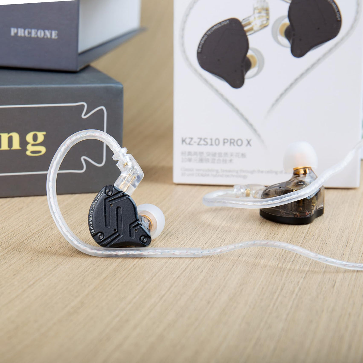 Kinboofi silver‑plated braided cable emphasizing clearer highs and durability