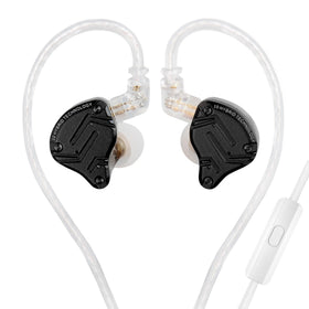 Kinboofi KZ ZS10 Pro X next to a coin for size comparison and compact portability