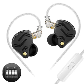 Kinboofi KZ ZS12 PRO X hybrid driver layout for dynamic sound.