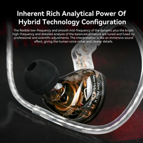 Kinboofi KZ ZSN PRO X 1BA 1DD drivers deliver wider frequency range and clarity