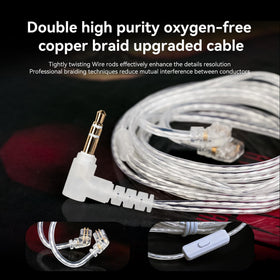 Kinboofi KZ ZSN PRO X four-strand cable reduces signal loss
