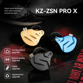 Kinboofi KZ ZSN PRO X removable cable shows upgradeable audio connection