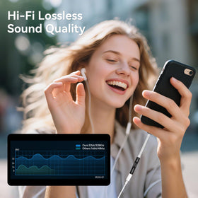 Kinboofi DAC performance visualization, high-quality audio on the go.
