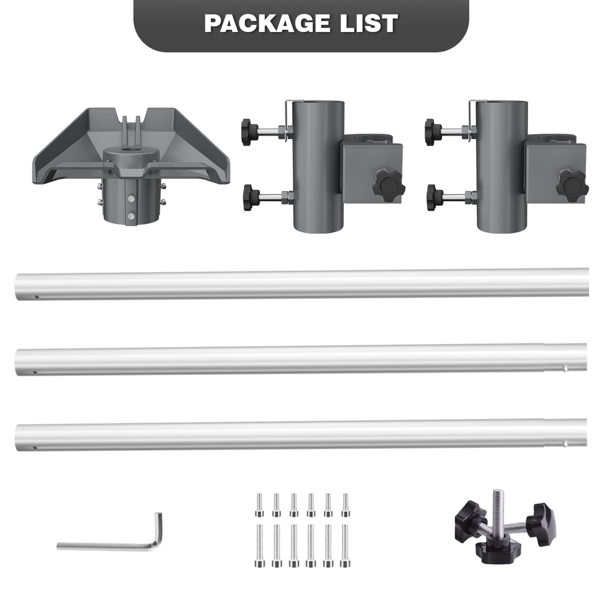 Kinchoix Starlink pole mount gen3 10ft packaging included.