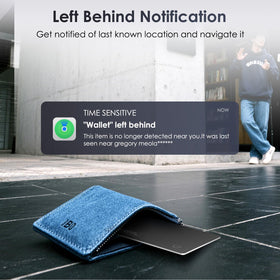 KINDEEP Wallet Tracker Card left-behind alerts notify you when you walk away.