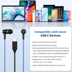 KINDEN USB-C audio connector highlighting universal device compatibility.