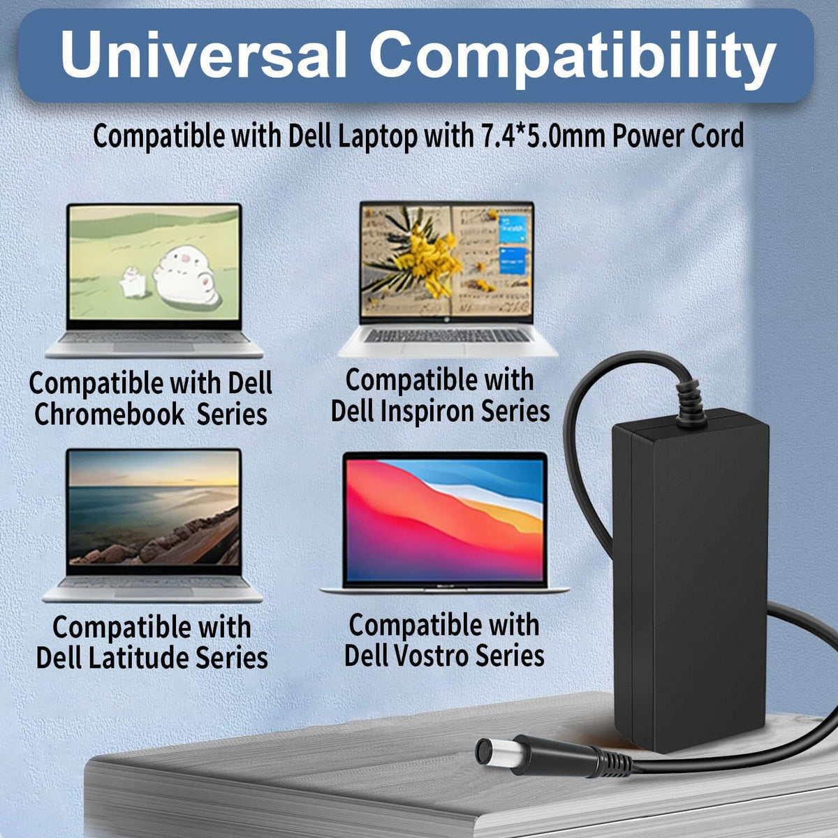 King EBOYEE 65W Dell Latitude compatibility graphic