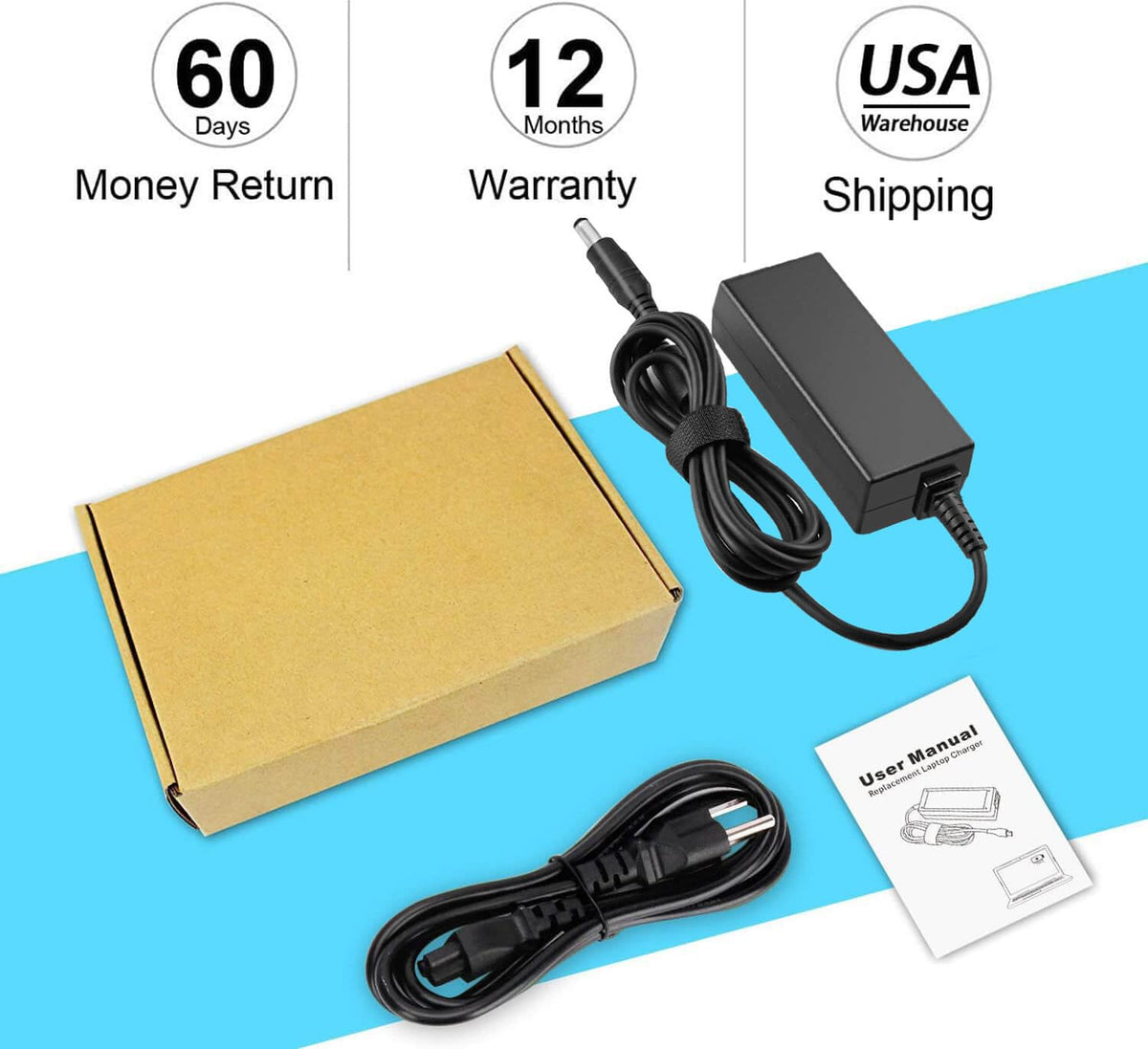 King EBOYEE 65W charger packaging box ready to ship