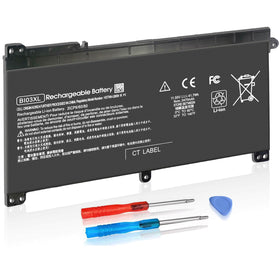 King EBOYEE BI03XL battery front view boosts HP laptop runtime.