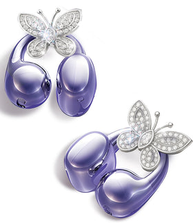 King Lucky front packaging shows elegant gift box and purple earbuds benefit gifting