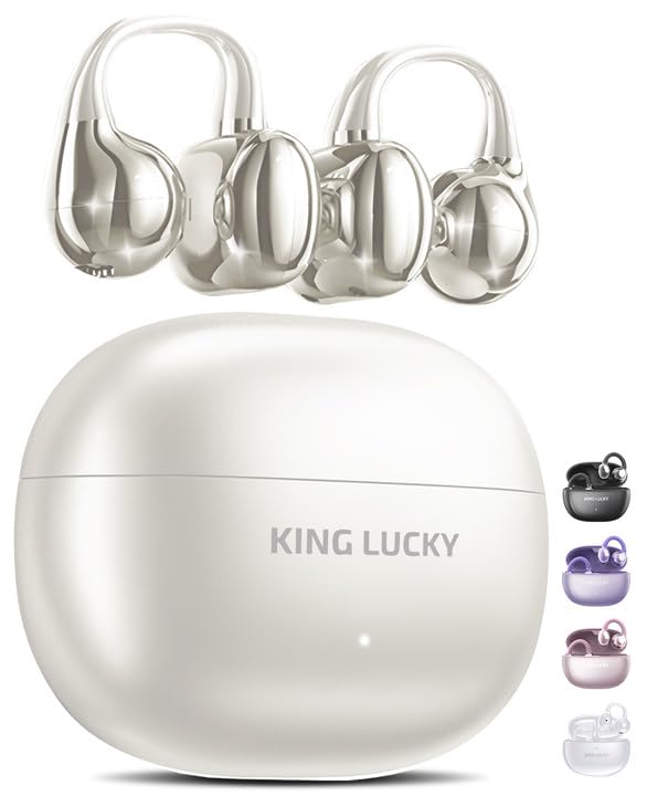King Lucky front packaging showing earbuds and case, highlights portability