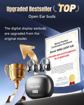 King Lucky Gen 3 side profile clip design demonstrating secure fit and lightweight comfort