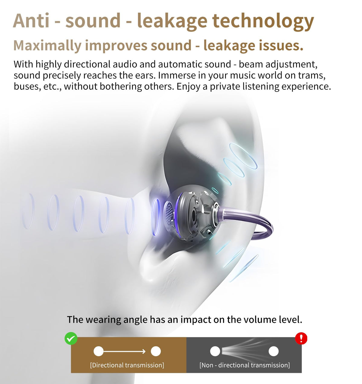King Lucky fingertip tapping earbud showing precision touch controls