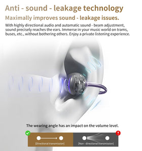 King Lucky fingertip tapping earbud showing precision touch controls