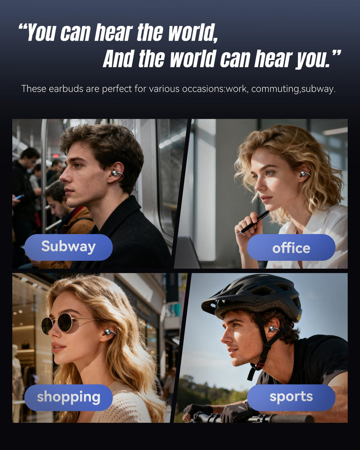 King Lucky Gen 3 touch control gesture on earbud showing precise input and fewer errors