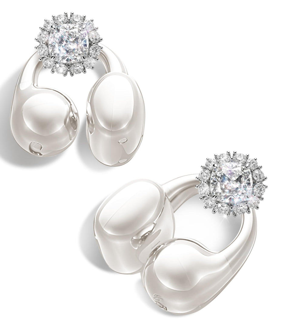 King Lucky i121 front packaging shows Pearl White earbuds and benefits portability