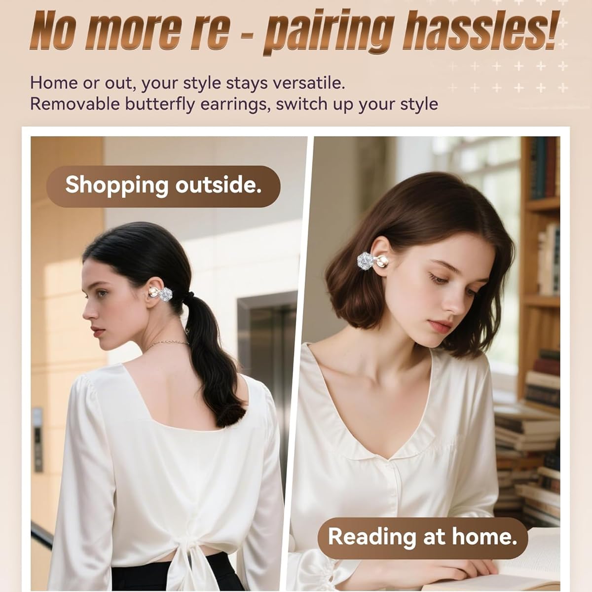 Side profile with glasses showing King Lucky i121 compatibility and no-pressure comfort
