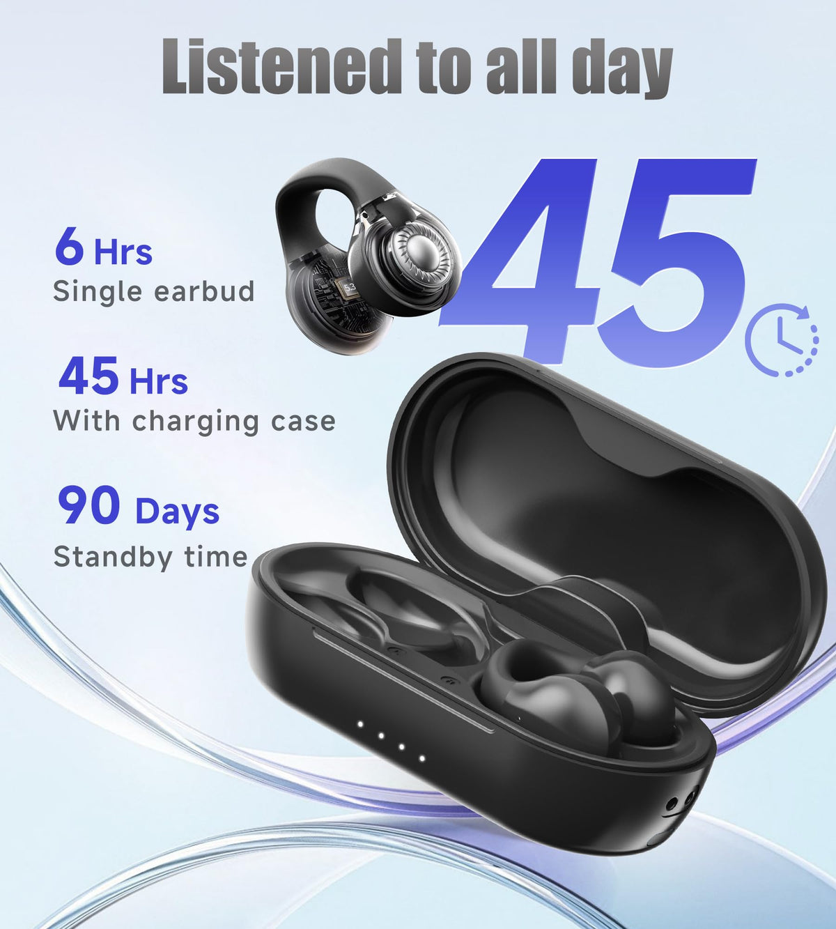 King Lucky i21 six-hour playback per charge for athletic use