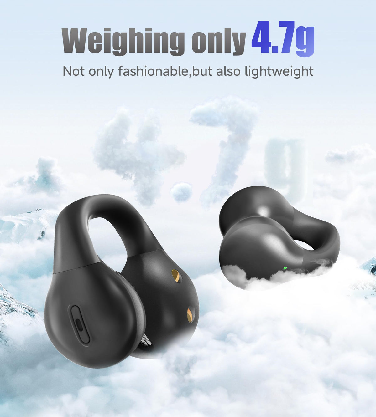 King Lucky i21 Bluetooth 5.3 connection for stable calls and music