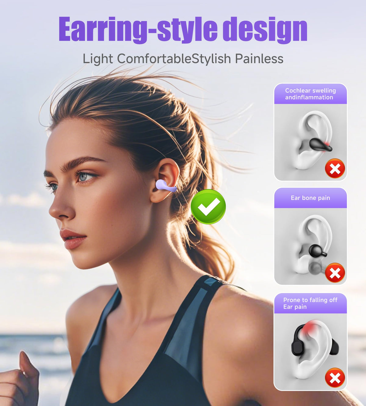 King Lucky i21 with Bluetooth 5.3 for stable connection and quick pairing
